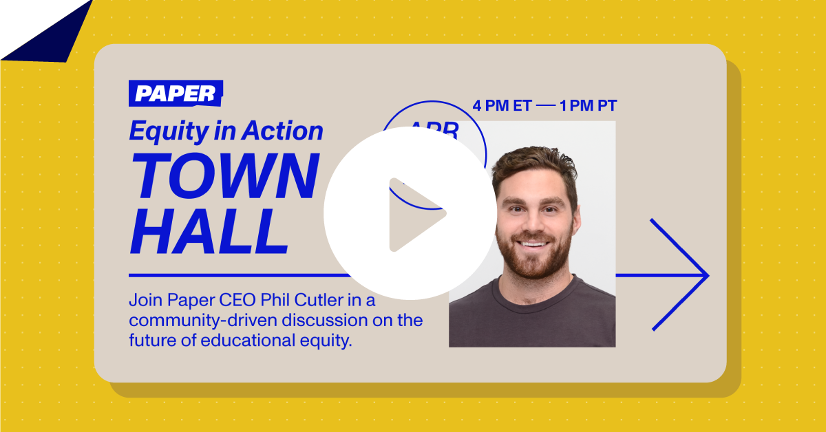 Video Thumbnail of Paper's Town Hall with Phil Cutler, CEO